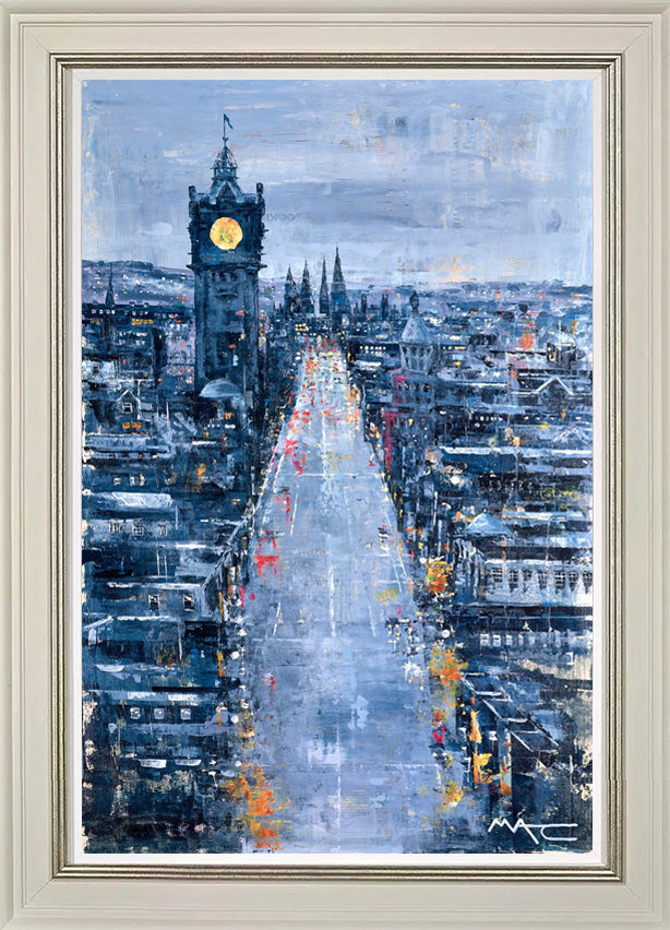 Dusk On Princes Street, Edinburgh