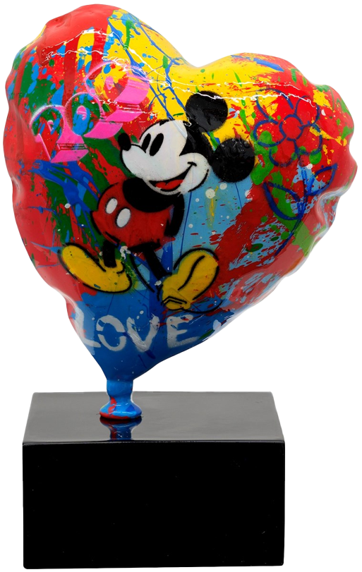 Mickey Balloon Heart