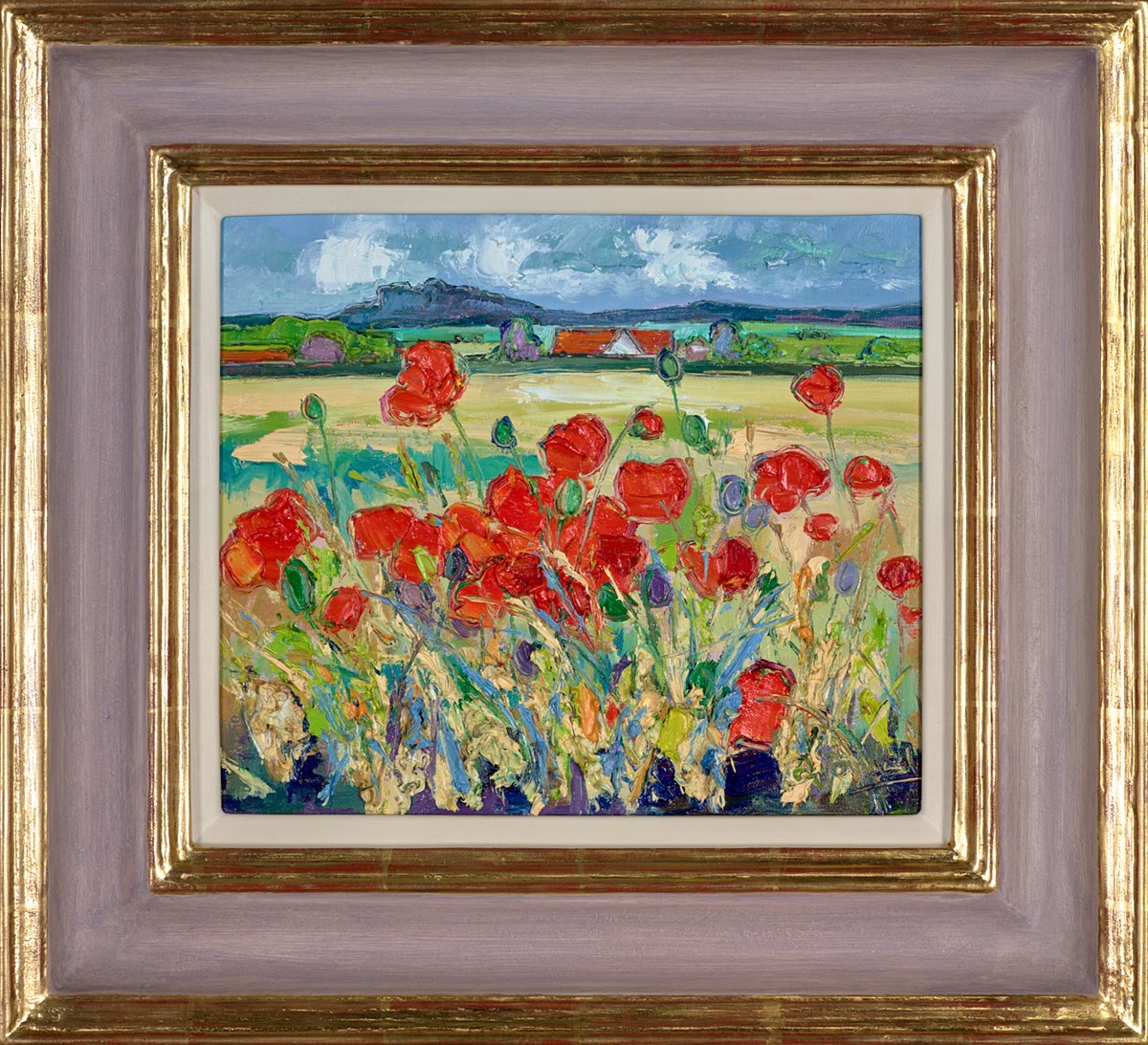 Poppies in Wheatfield,Longniddry