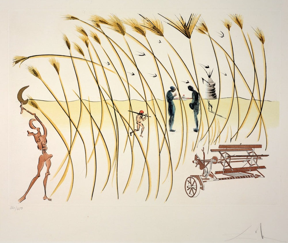 La Moissonneuse, From Hommage À Leonardo Da Vinci
