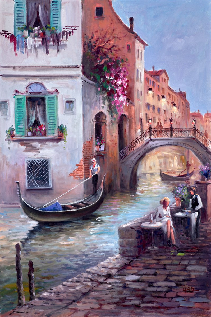 Relaxing in Venice