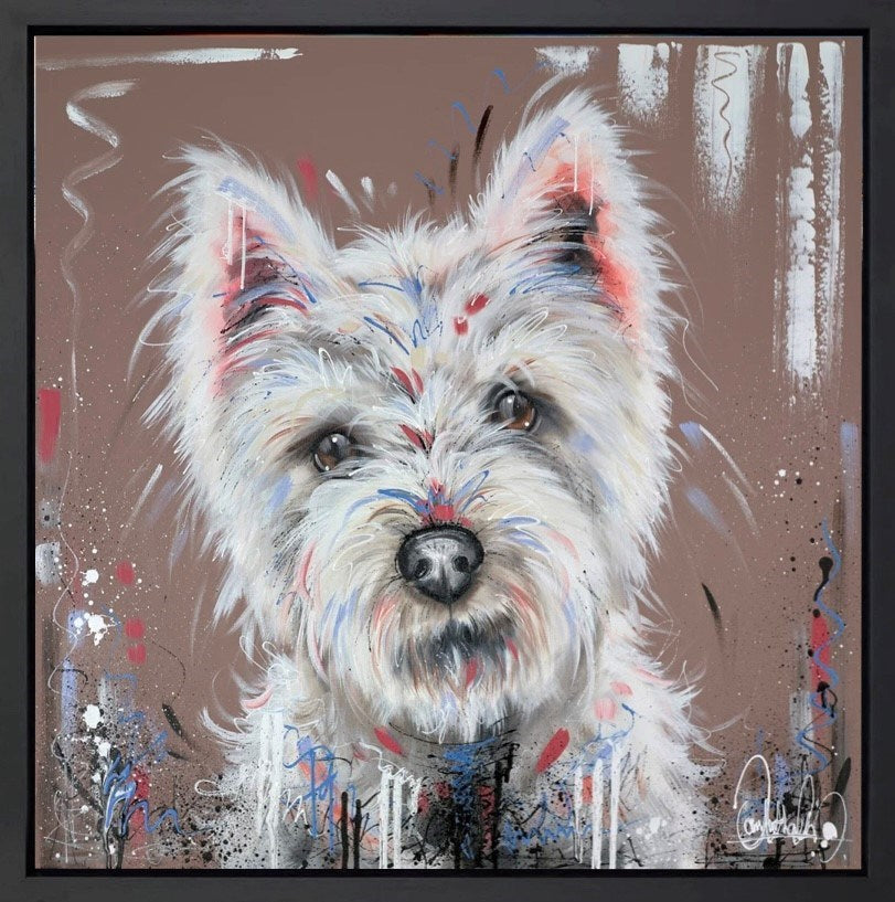 Westie Love II (Framed)