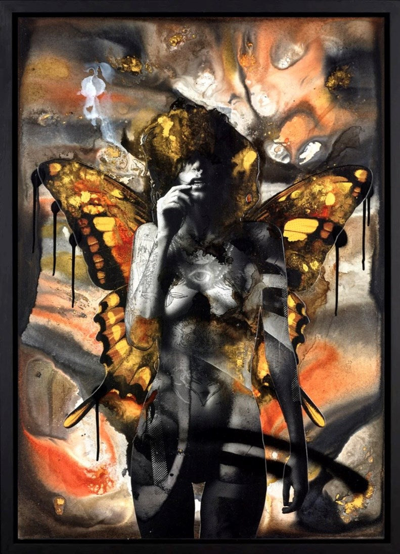 Painted Lady (Framed)