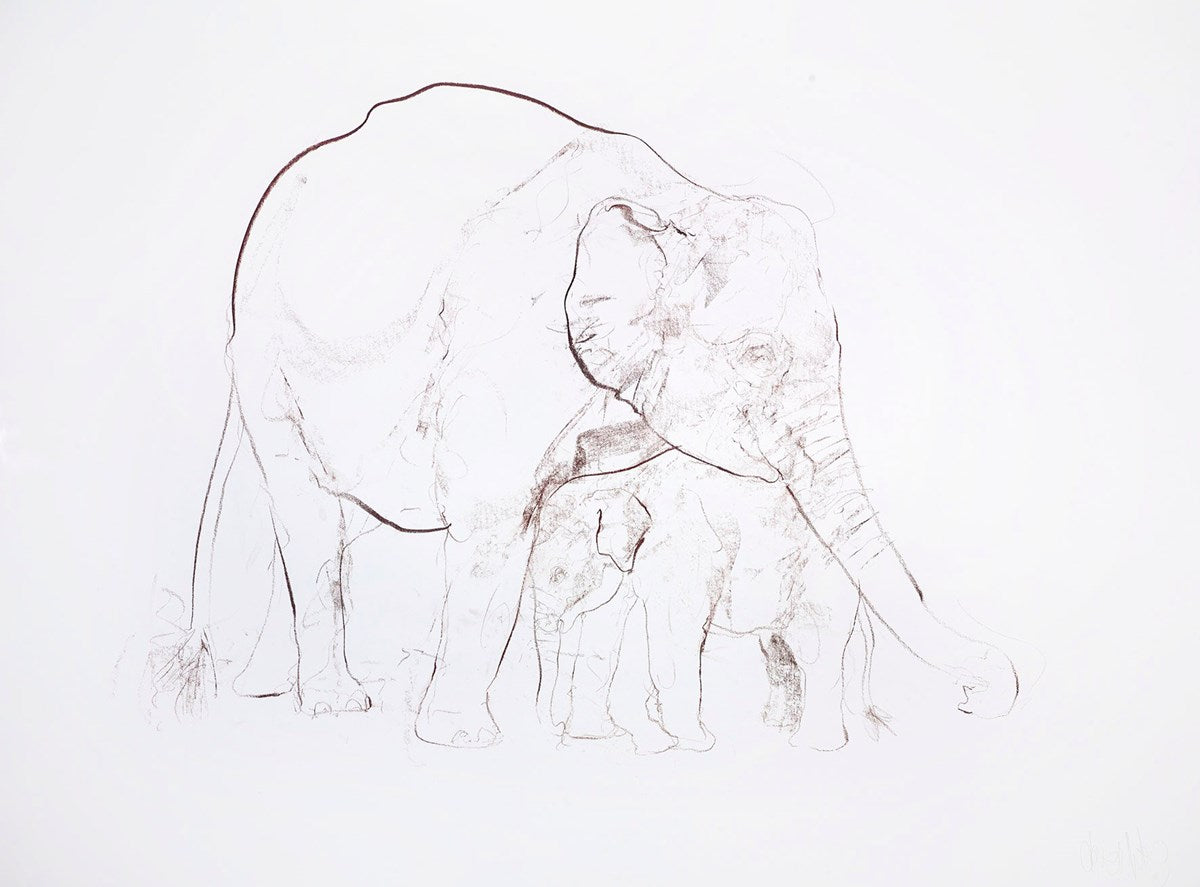 Elephant and Calf III