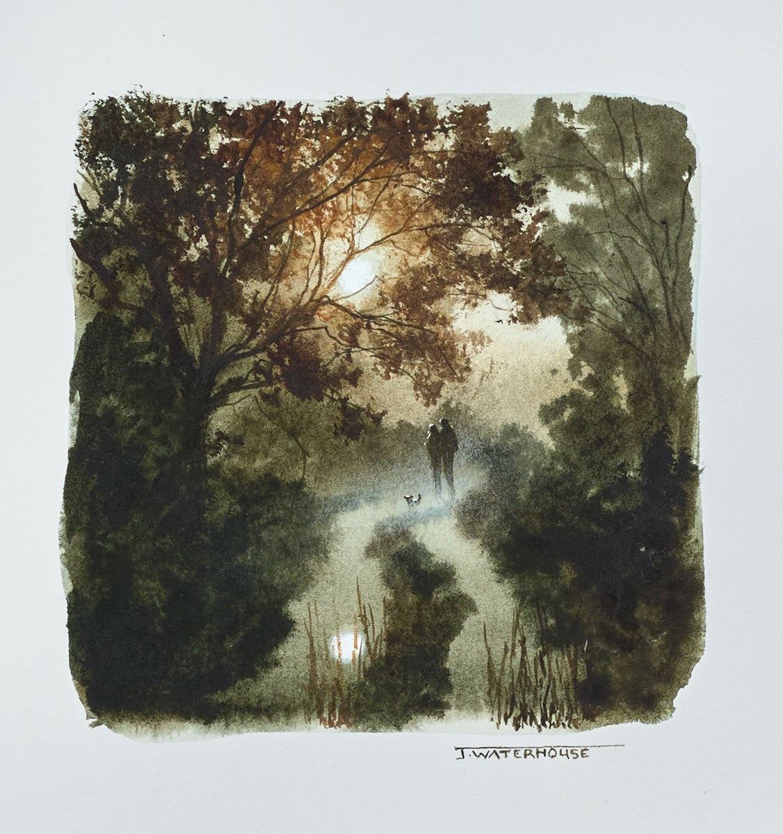The Lovers Walk (study)
