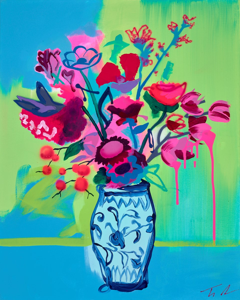 Bouquet Study - Wet on Wet Vase