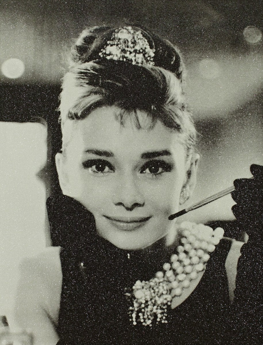 Audrey Hepburn Femme Fatale B&W