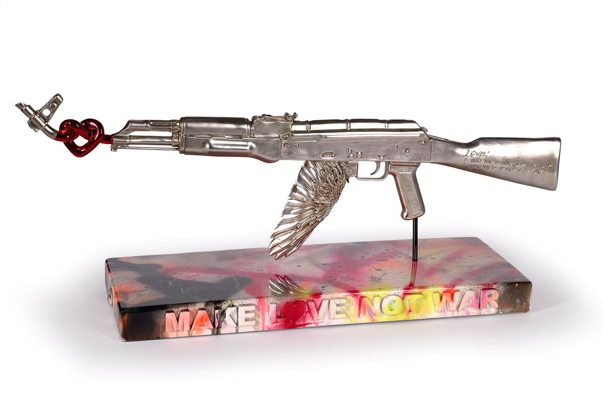 Make Love not War (silver)