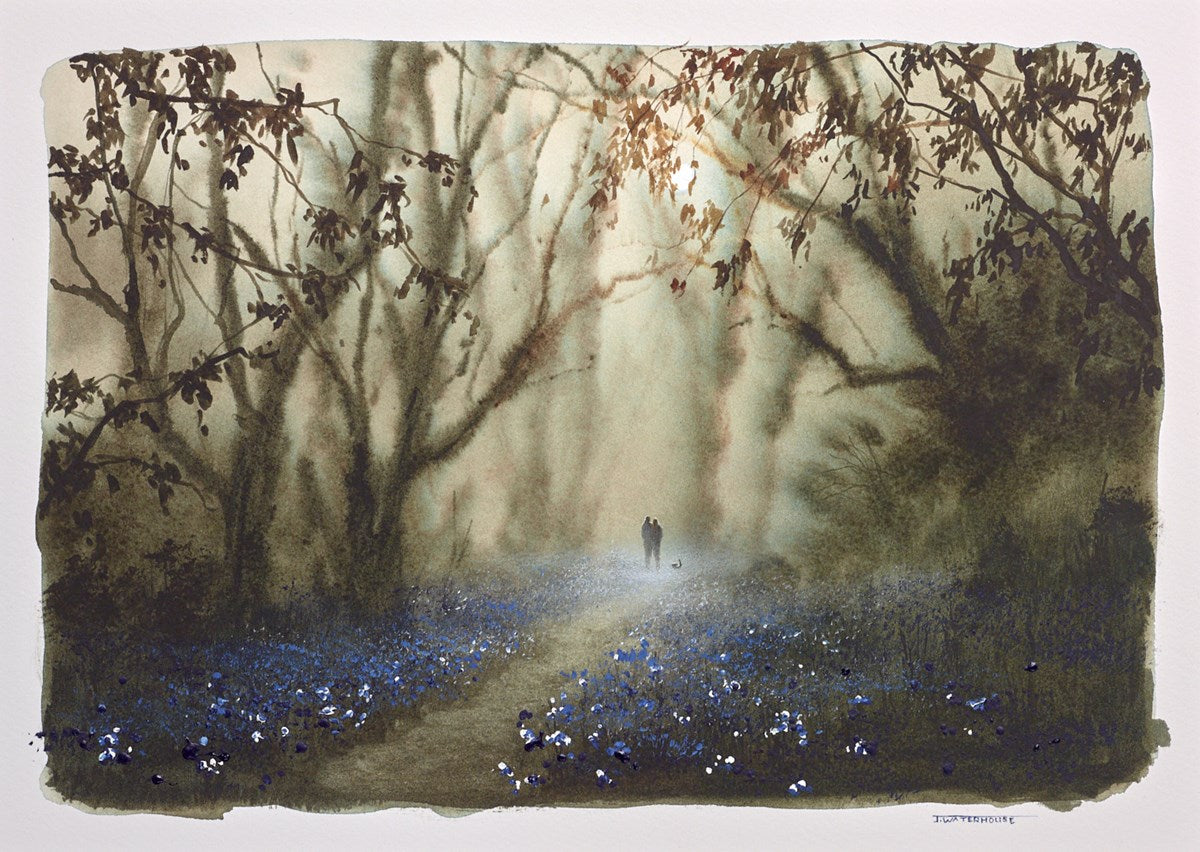 Through Bluebell Wood (study)