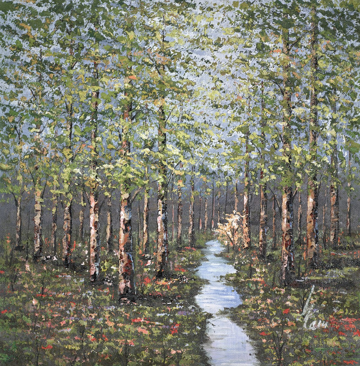 Among the White Bark III