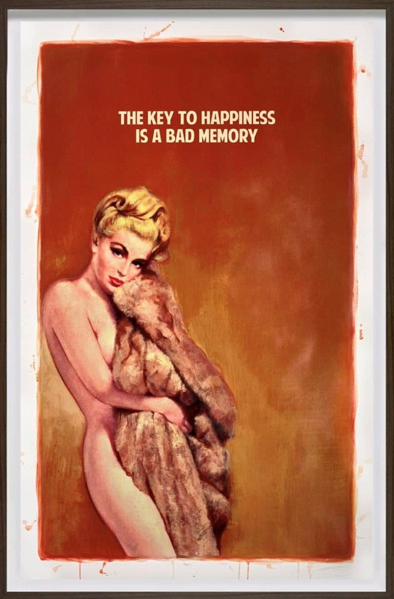 The Key to Happiness (Orange) 7/10 (Framed)