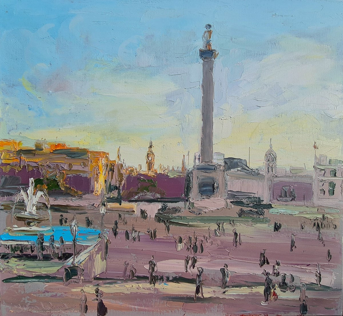 Winter Afternoon, Trafalgar Square