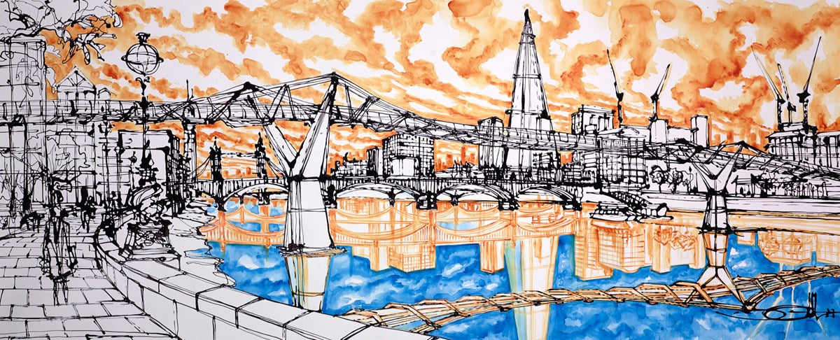 Millenium Crossing By Paul's Walk