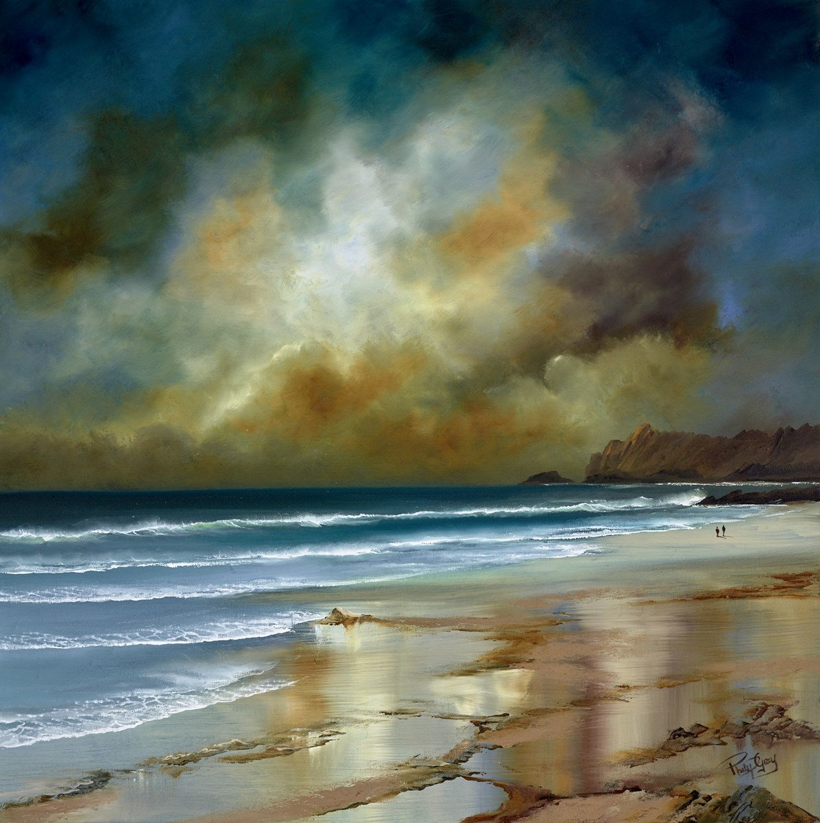 Sunset over the Beach