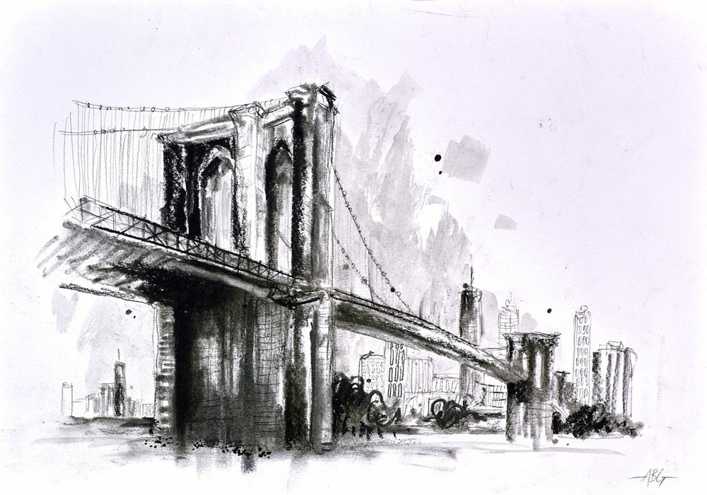 Brooklyn Bridge II (sketch)