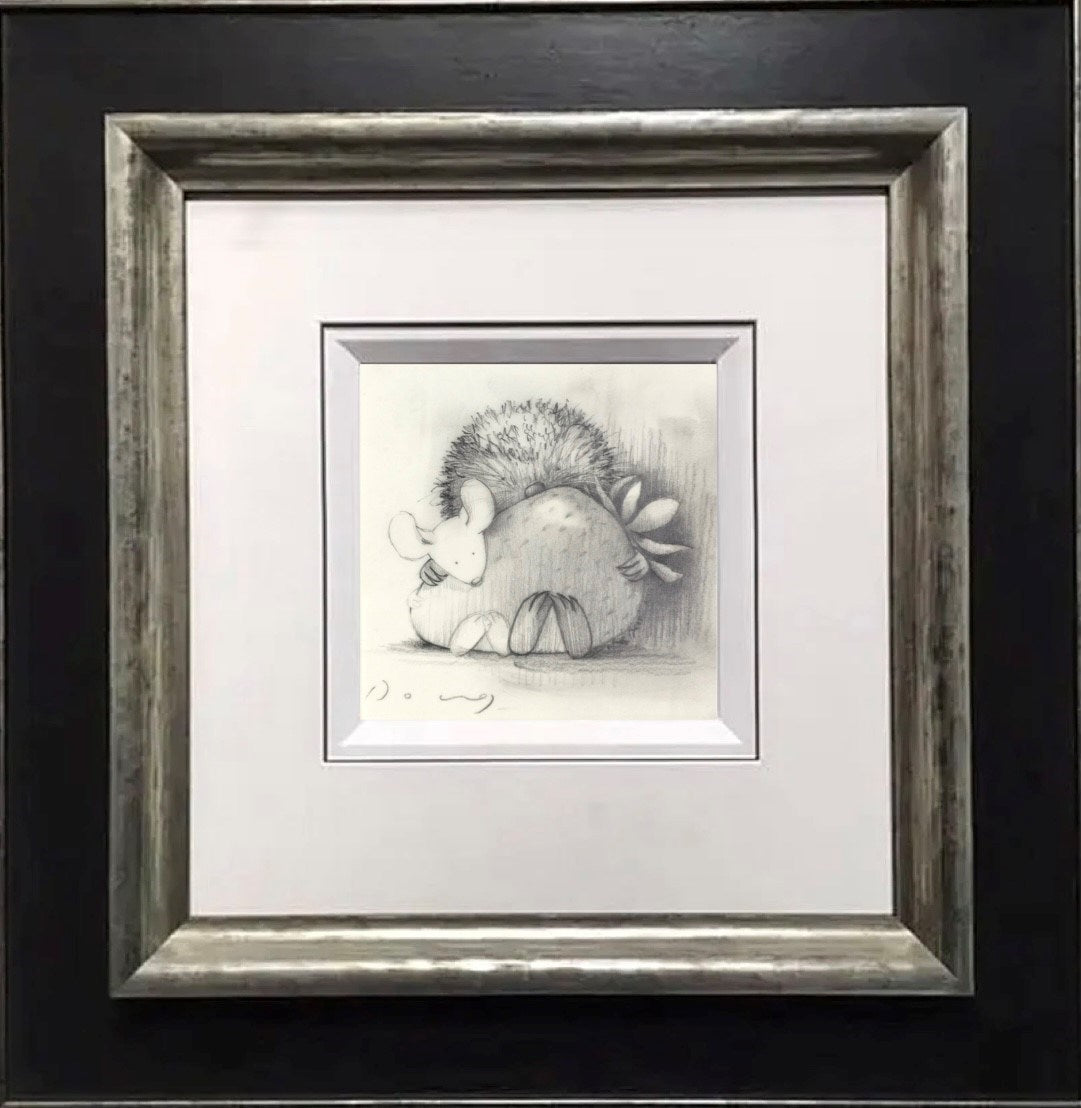 Sharing is Caring II (Sketch) (Framed)