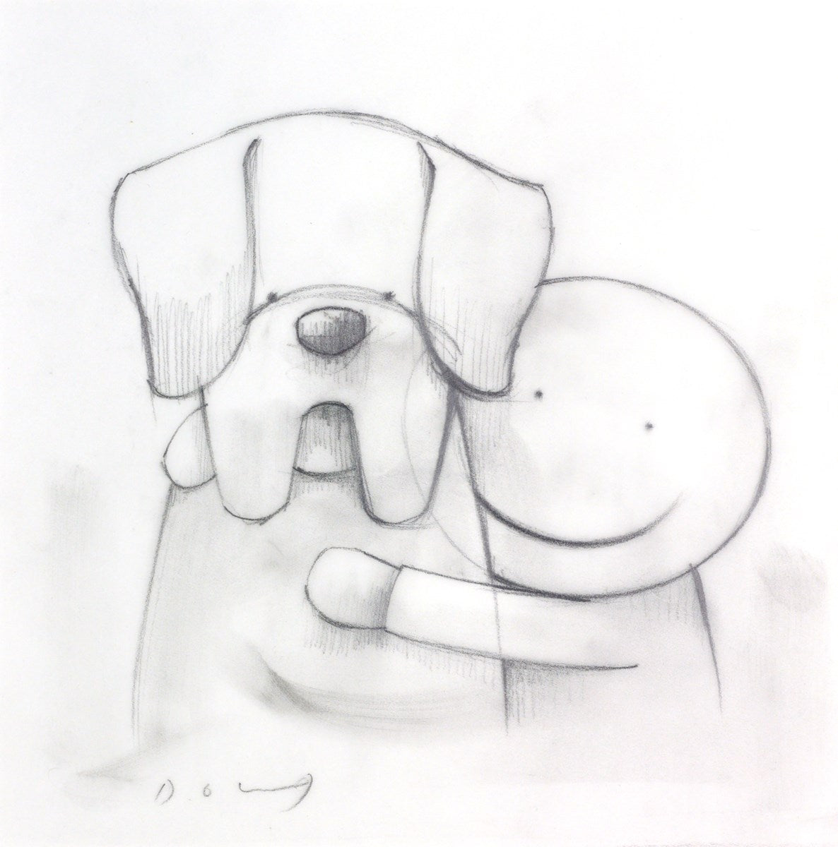 Always by Your Side with Dog II (sketch)