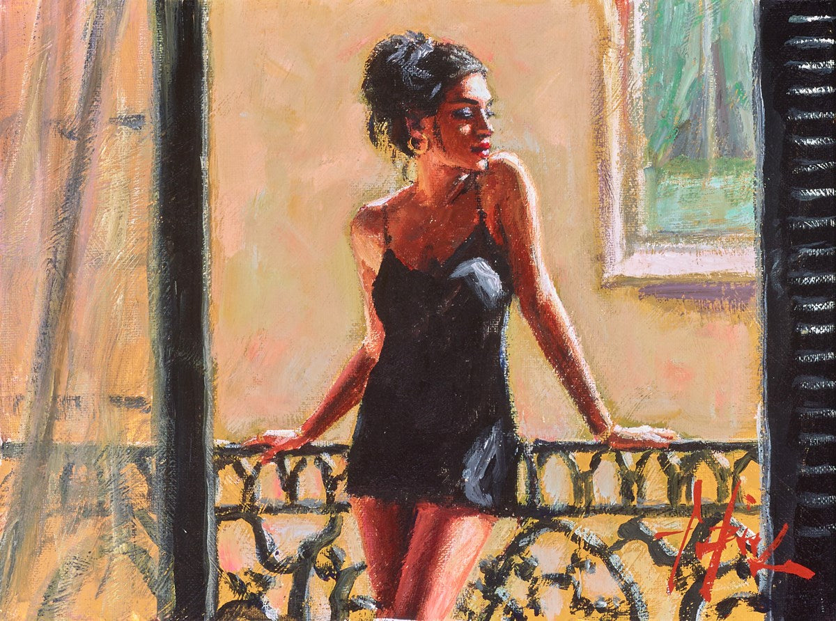 Vanessa at the Balcony