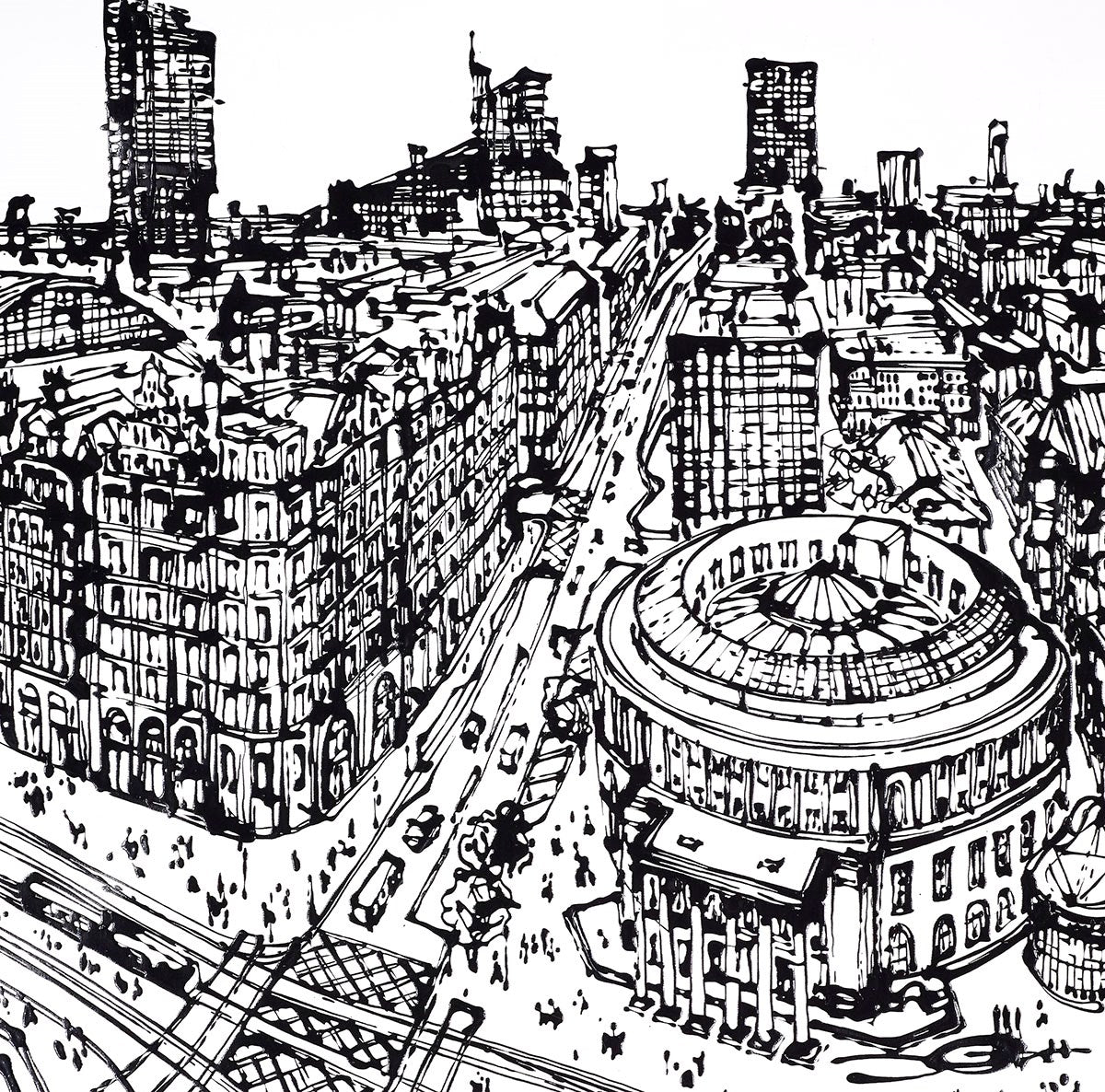 Beyond St Peter's Square, Manchester