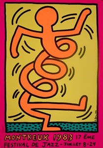 Poster for Montreux Jazz Festival (Pink)