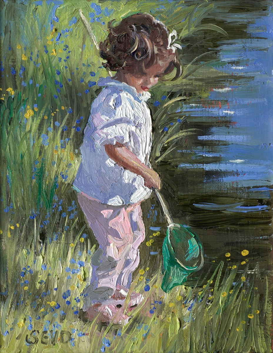 Afternoon By the Riverbank (Framed)