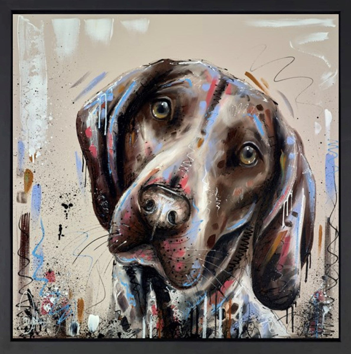 Golden-Eyes (Framed)