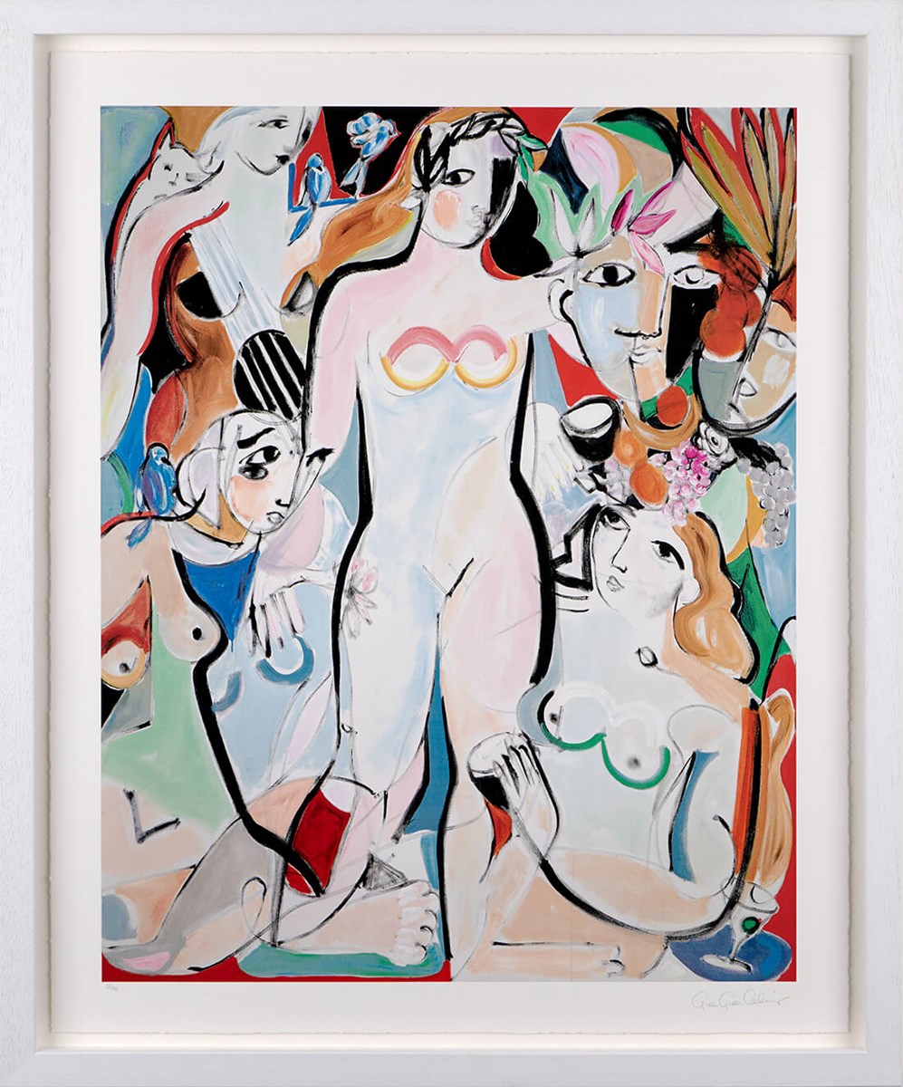 Lines of a Muse II (Framed)