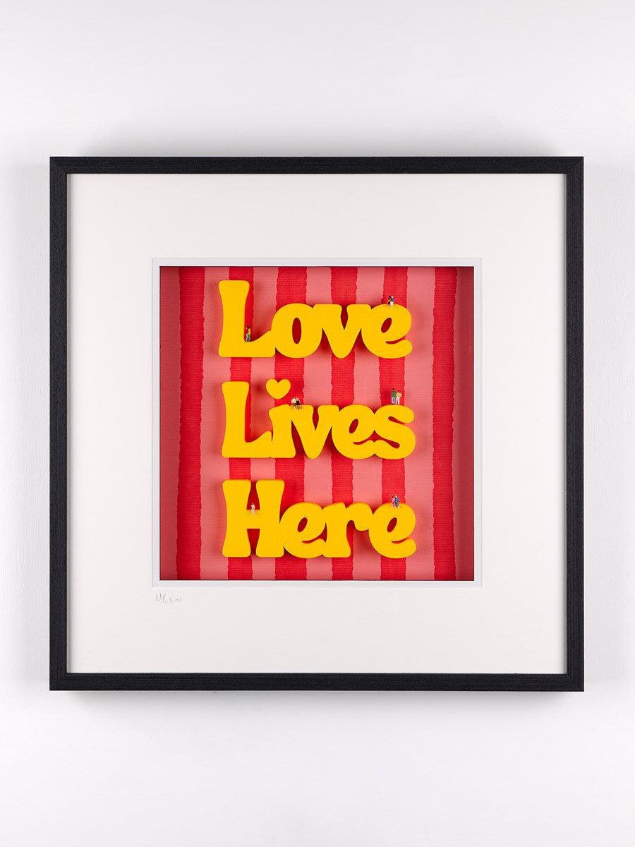 Love Lives Here (Framed)