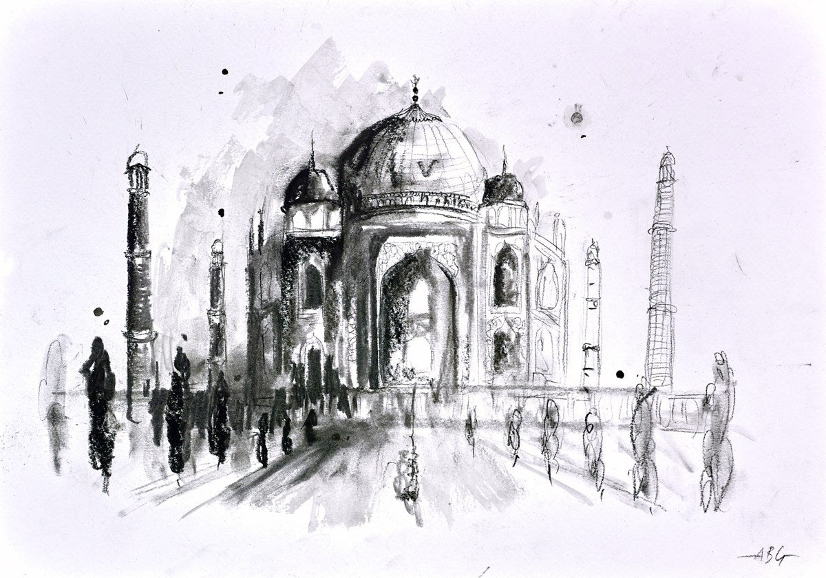 Taj Mahal - India (sketch)