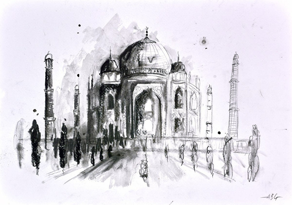 Taj Mahal - India (sketch)