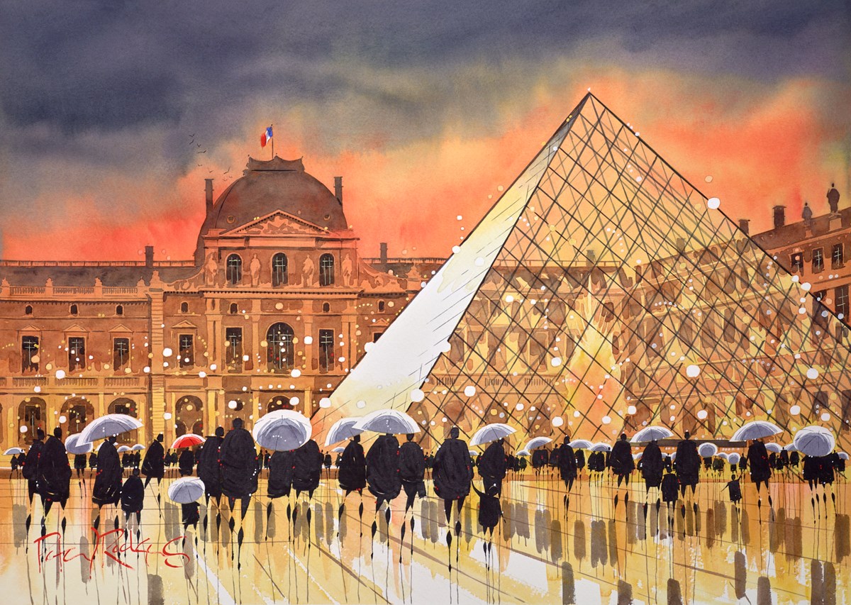 Louvre and Brollies - Paris