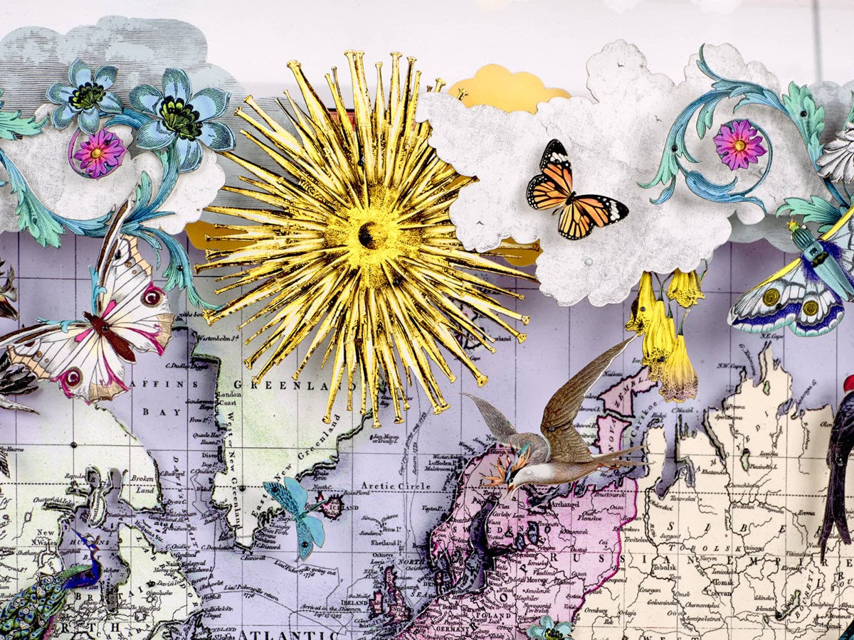 Navigators Floating Map - Polar Bear Discoveries of the World (Detail2)