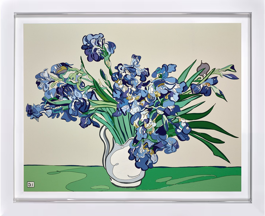 Irises In A Vase - Van Gogh