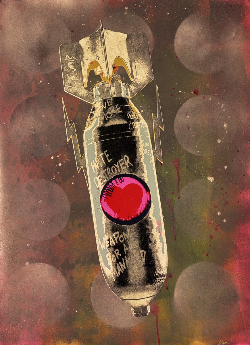 Love Bomb (gold & pink)