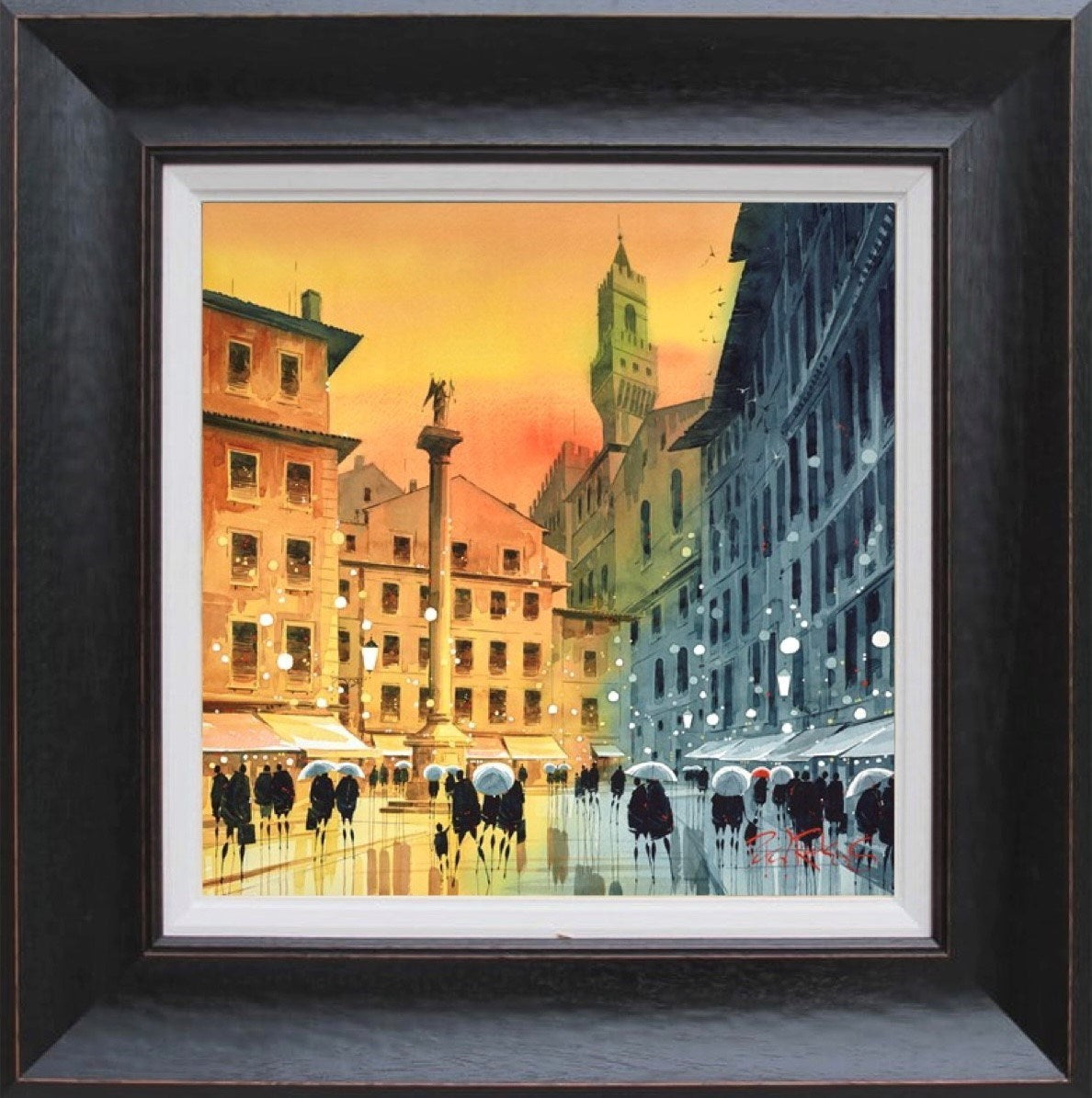 Shower In Florence, Italy (Framed)