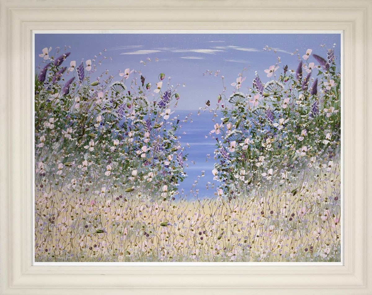 Spring Coastal View IV (Framed)