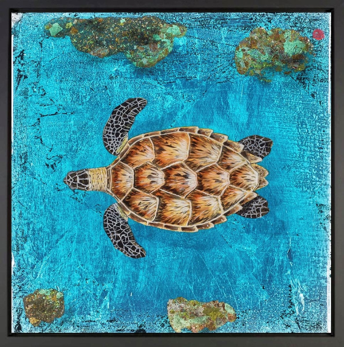 Turtle Reef (Framed)