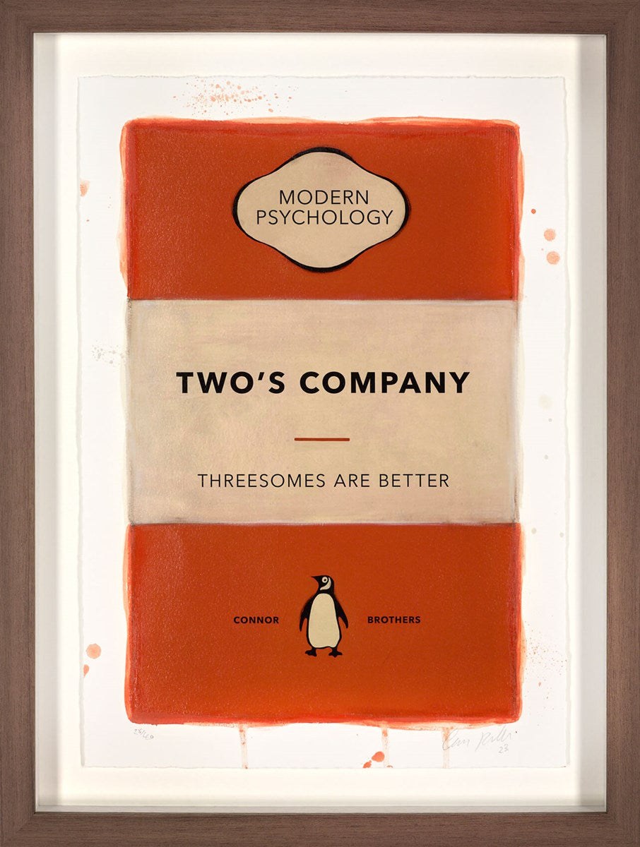 Two's Company (Small Hand Coloured) (Framed)