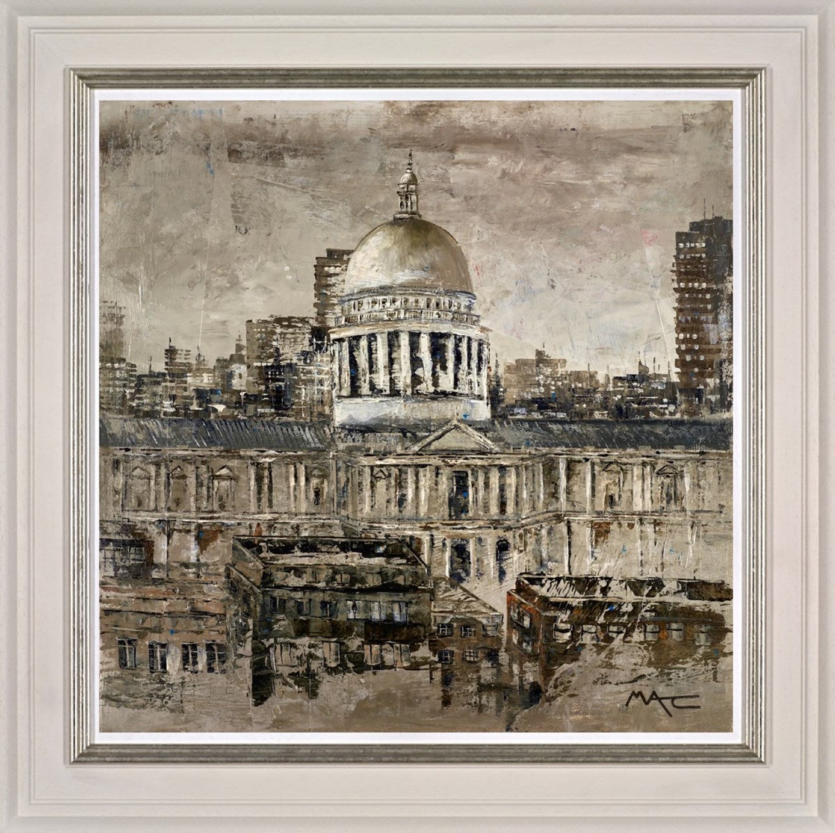 St Paul's In Sepia, London (Framed)