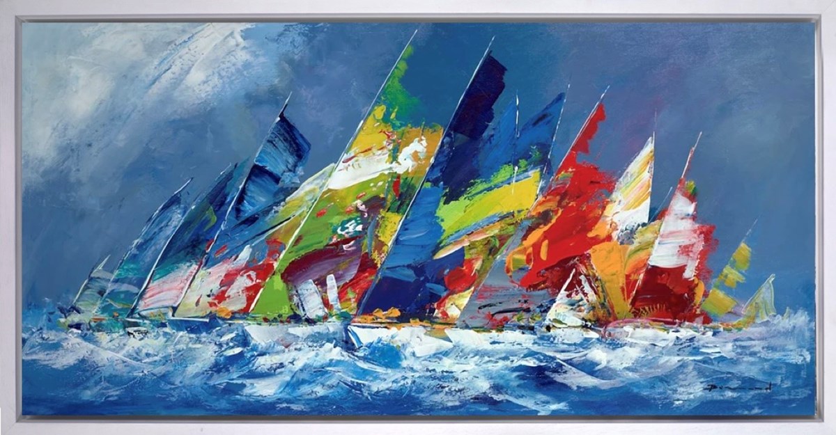 Sail on By III (Framed)