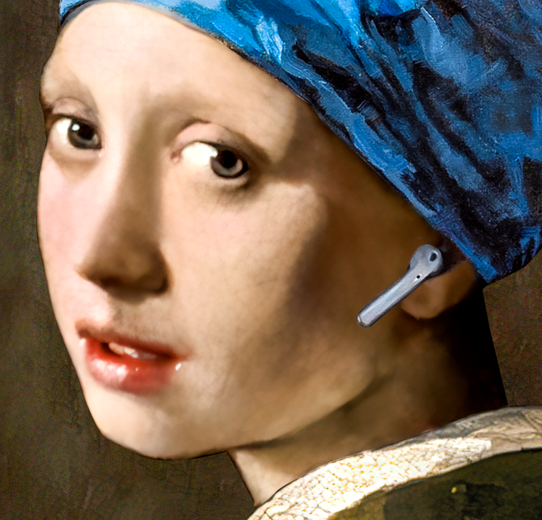 Girl with Pearl Ear Thing (Detail1)