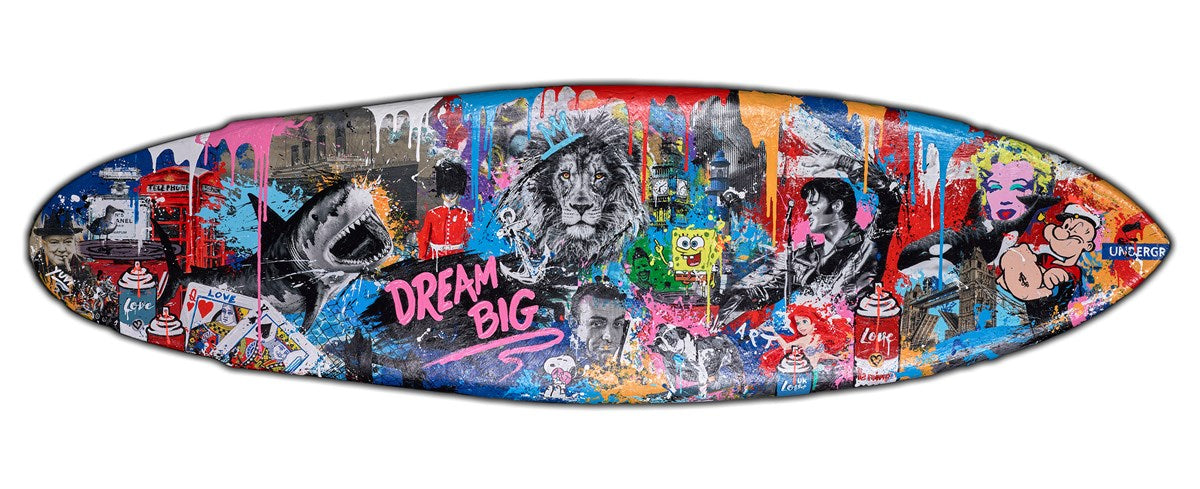 Dream Big - Surf Board