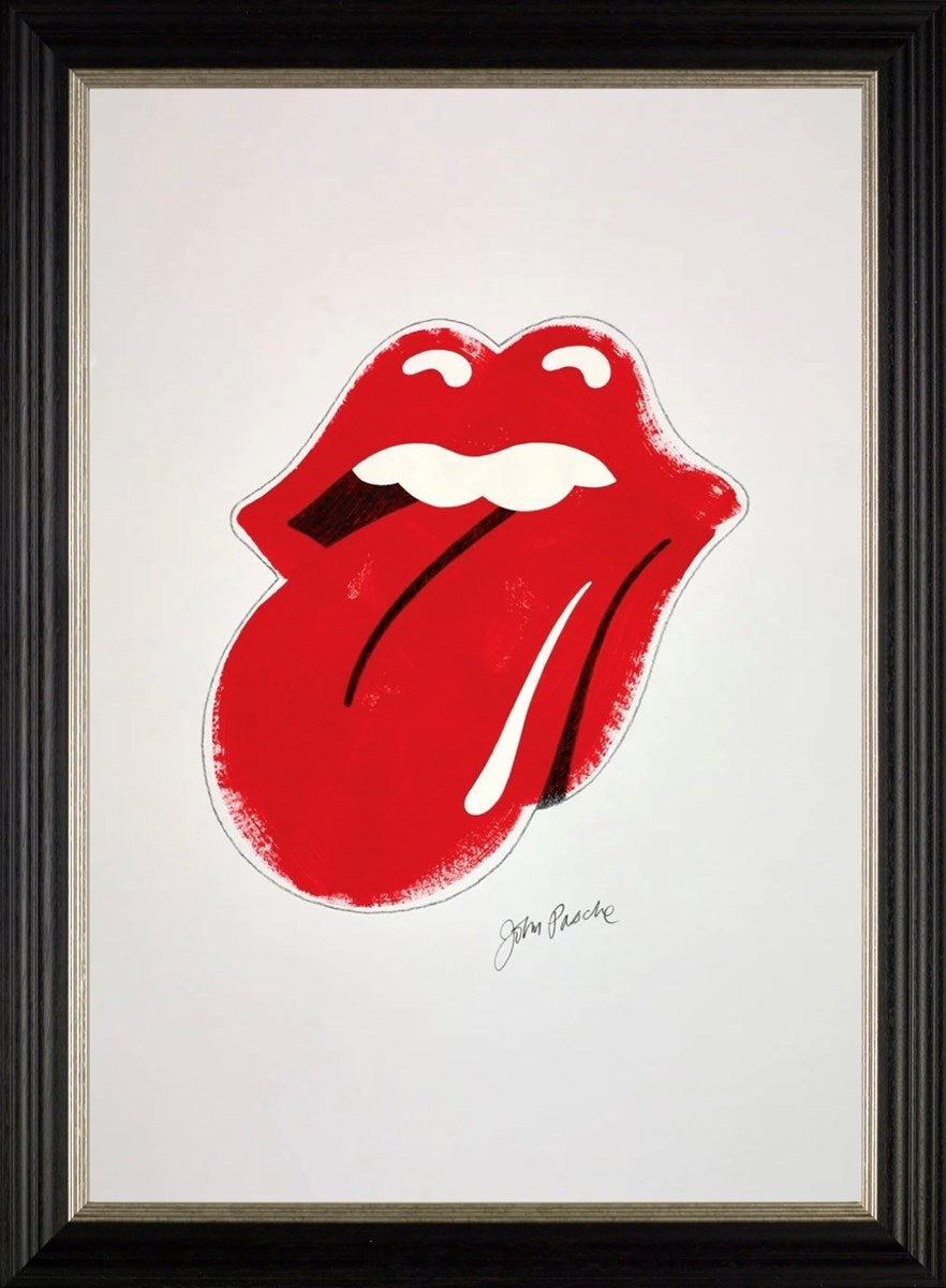 Rolling Stones Logo (Framed)