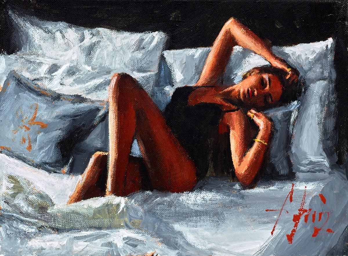 Olga on Bed