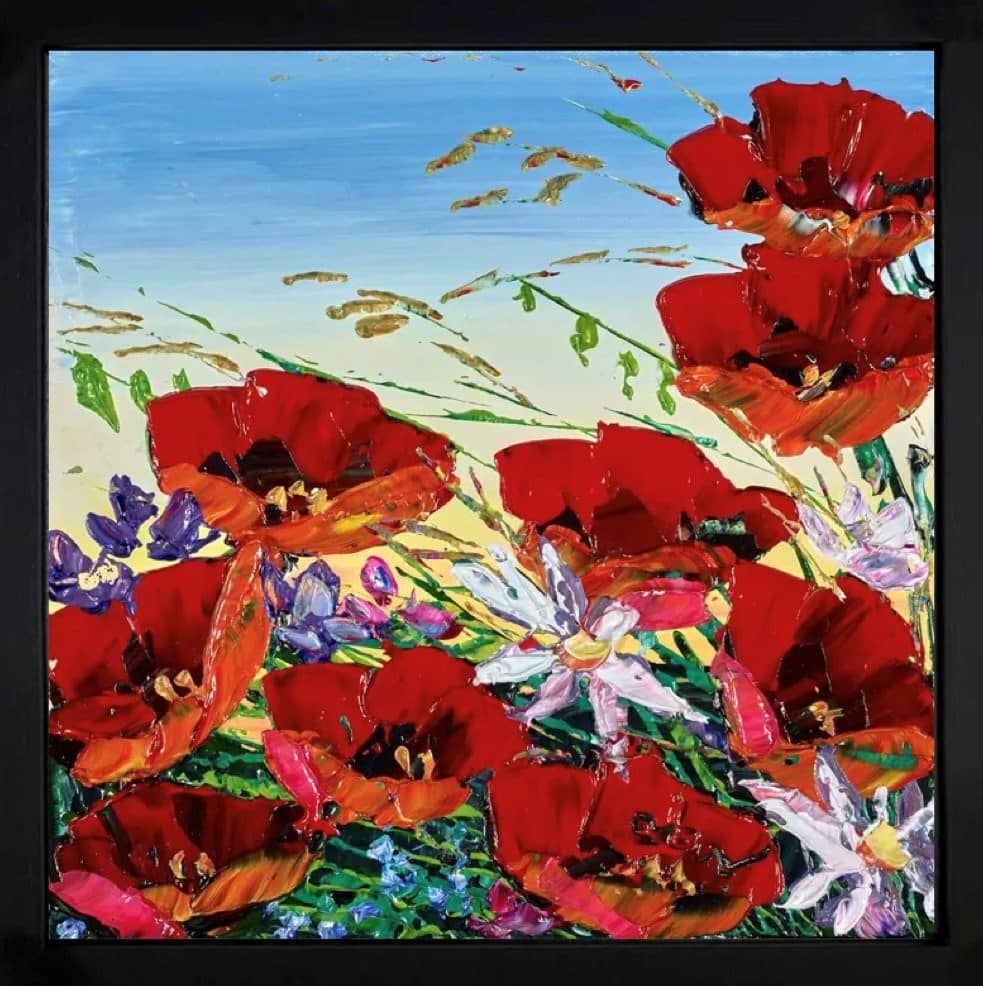 Poppies (Framed)