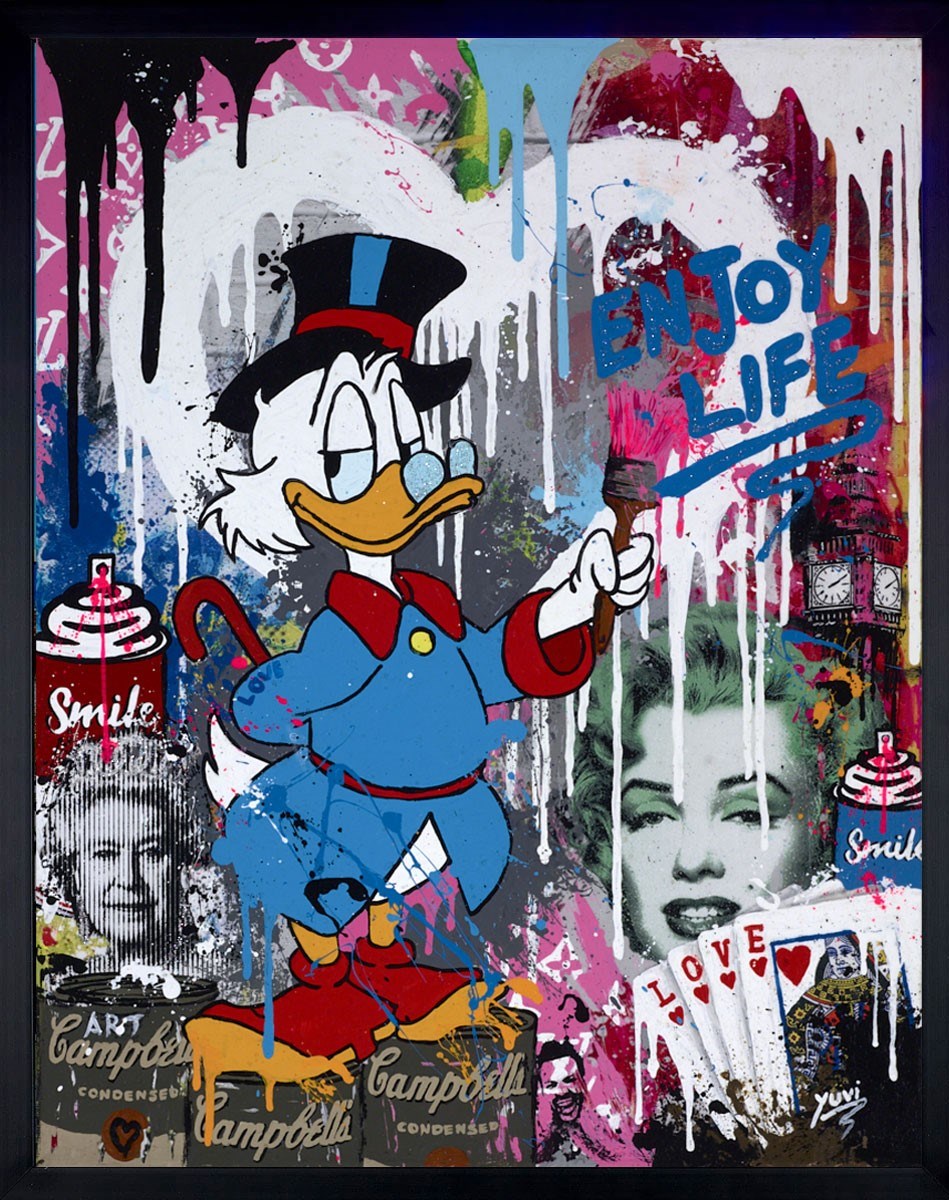 Icons Enjoy Life (Framed)