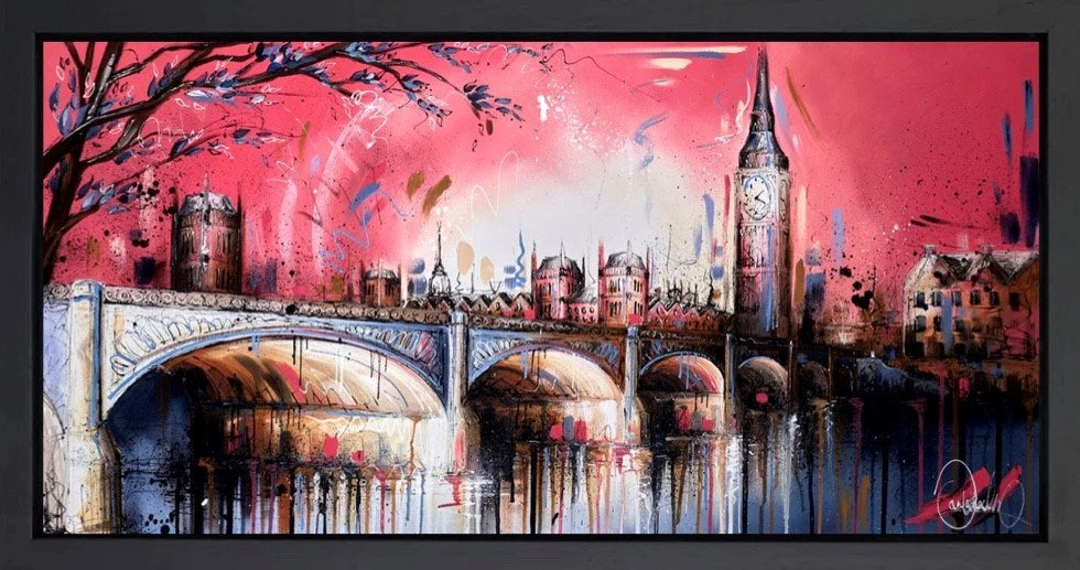 Rosey Horizons (Framed)