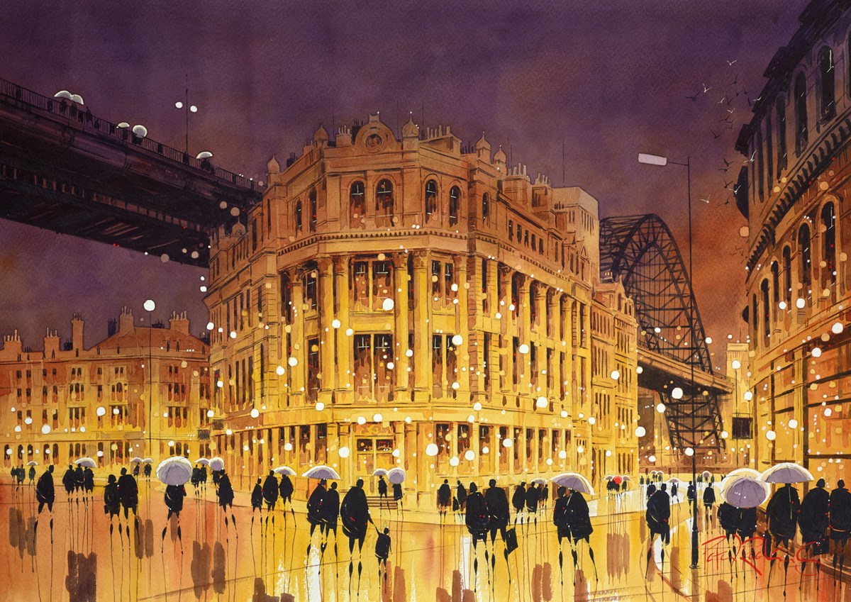 Evening Lights- Newcastle