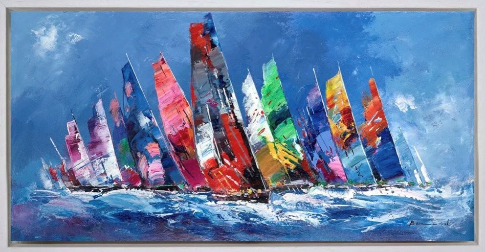 A Fun Day Sailing II (Framed)