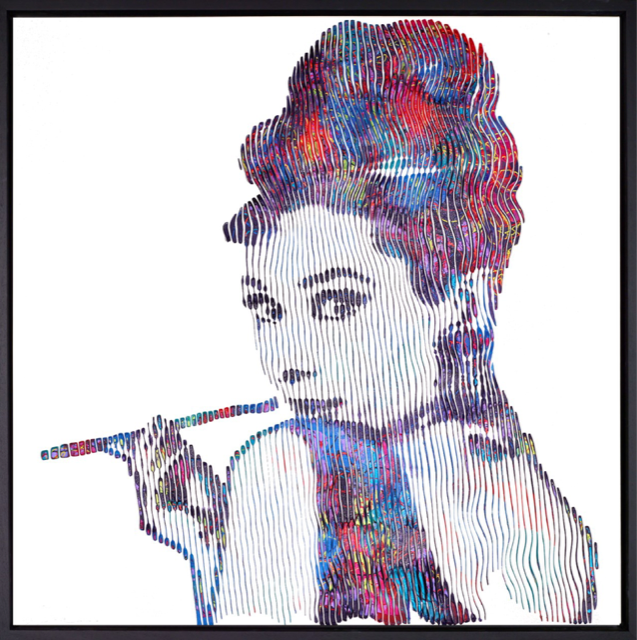 Breakfast at Tiffany's with Audrey (Framed)